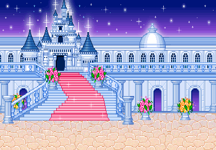 Прекрасный ночной дворец